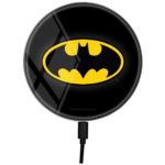 Bežični punjač Batman sa staklenom površinom i LED osvetljenjem