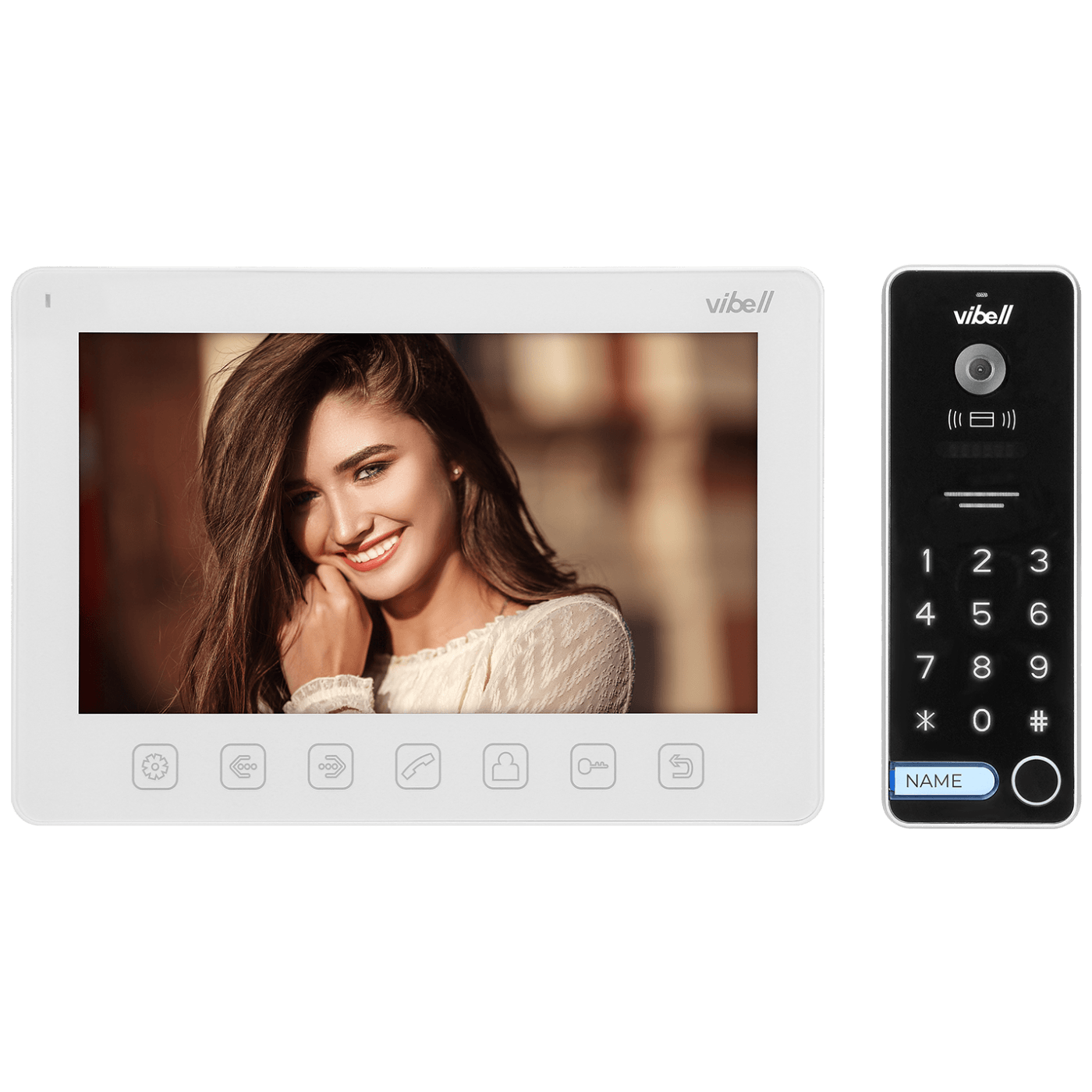 Vibell Video Interfon 7" Alcor Set sa LCD monitorom i vanjskom kamerom
