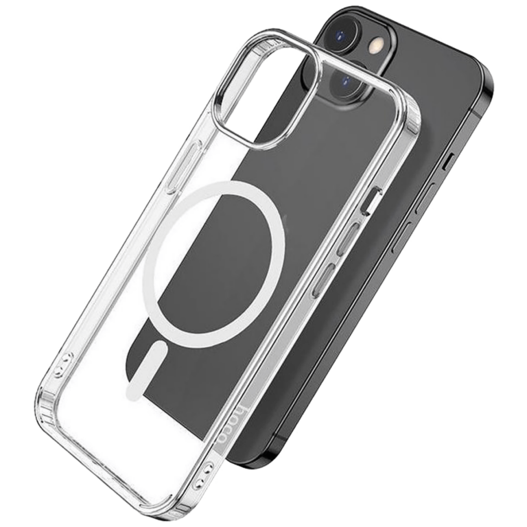 Transparentna TPU magnetska maska za iPhone 13 Pro marke hoco.