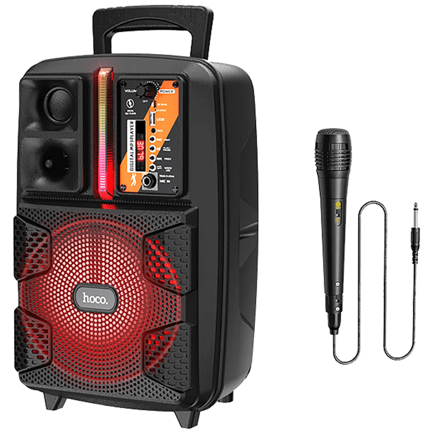 hoco. BS37 Dancer bežični zvučnik sa mikrofonom, Bluetooth i FM radio