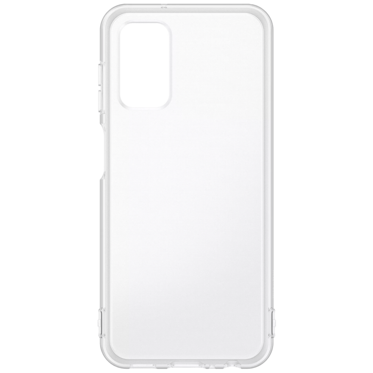 Transparentna maska za Samsung Galaxy A13 4G, EF-QA135TTEGWW, na beloj podlozi