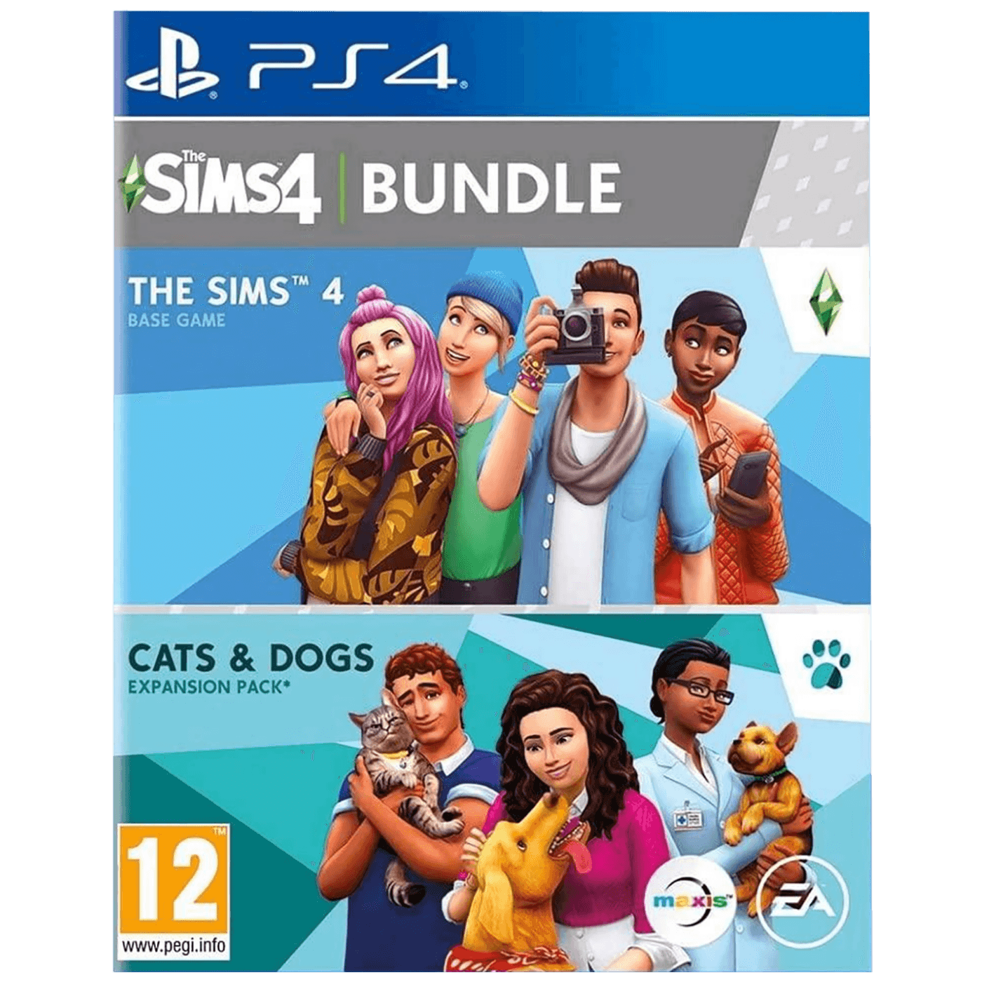 The Sims 4 + Cats & Dogs Bundle za PlayStation 4 - omot igre