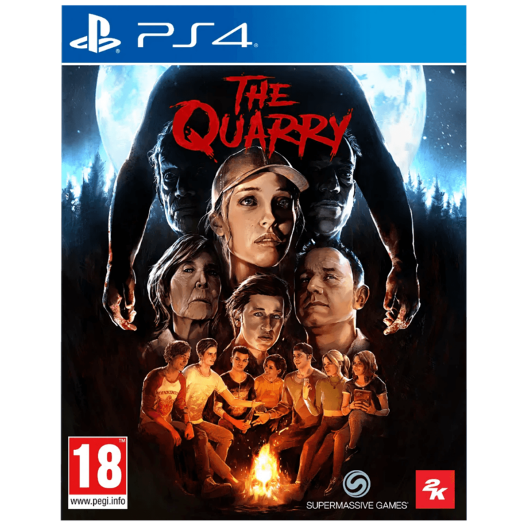 Omot igre The Quarry za PlayStation 4 sa naslovnim likovima i zastrašujućom atmosferom
