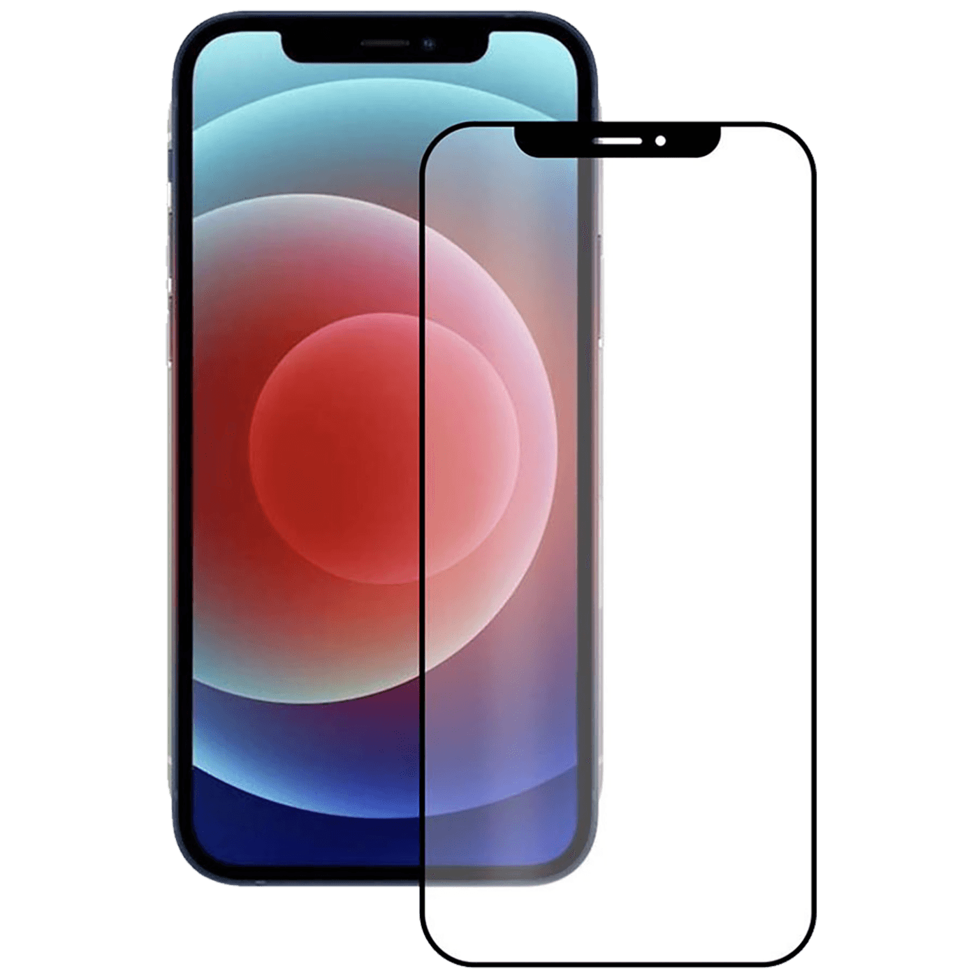 NN zaštitno staklo za iPhone 12 Pro Max TG na beloj podlozi