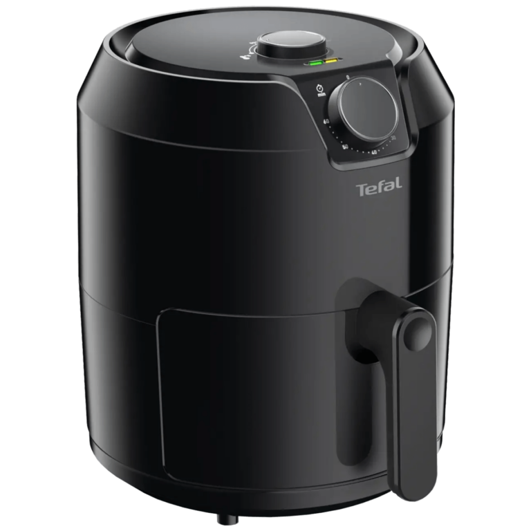Tefal friteza na vrući zrak 1500W sa crnim modernim dizajnom i velikom košarom