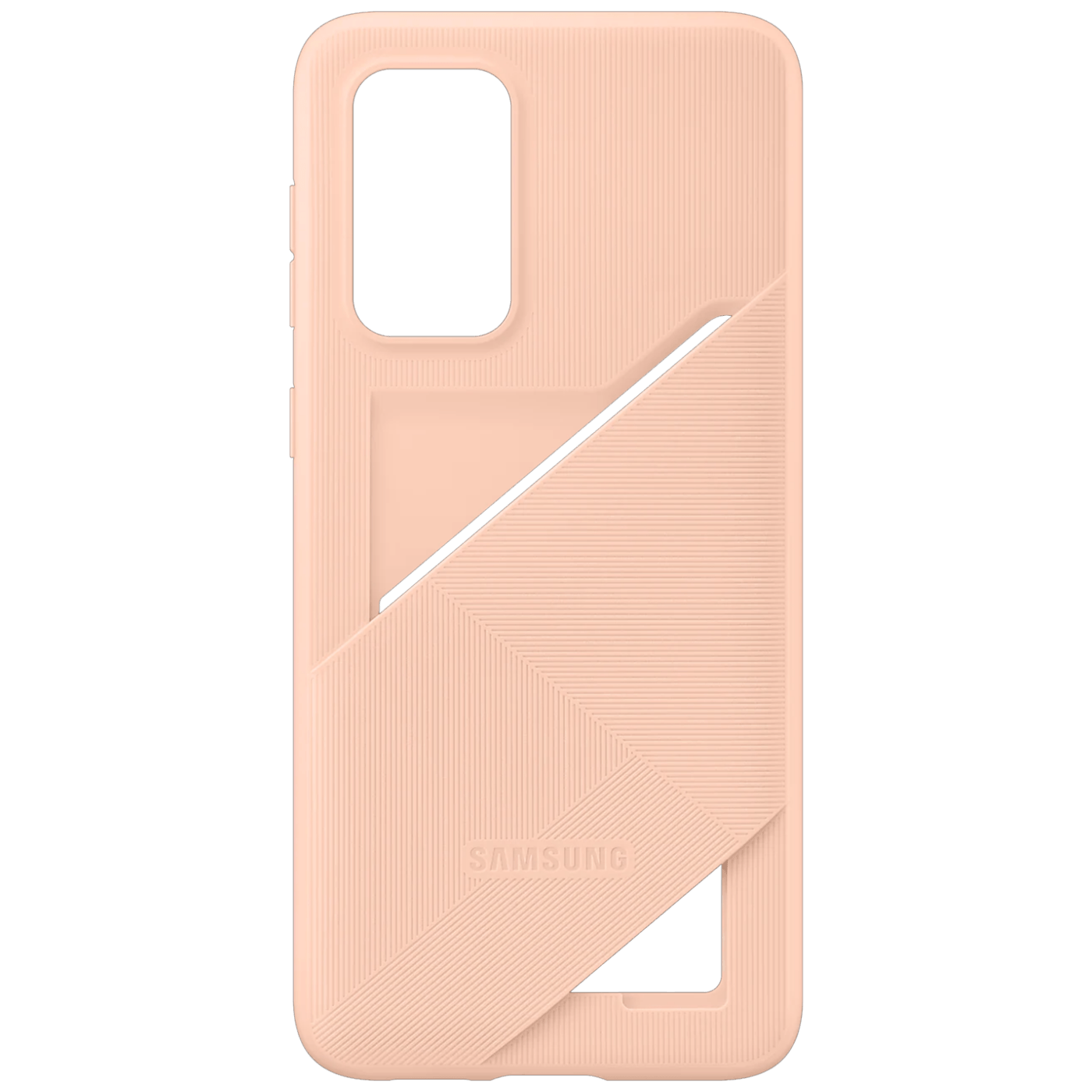 Samsung maska za A13 u peach boji sa utorom za kartice