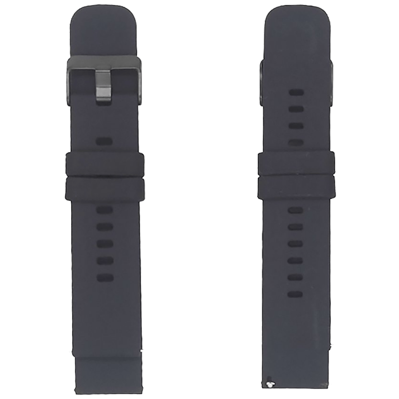 Crni zamenski remen za smartwatch MeanIT, 22 mm širine