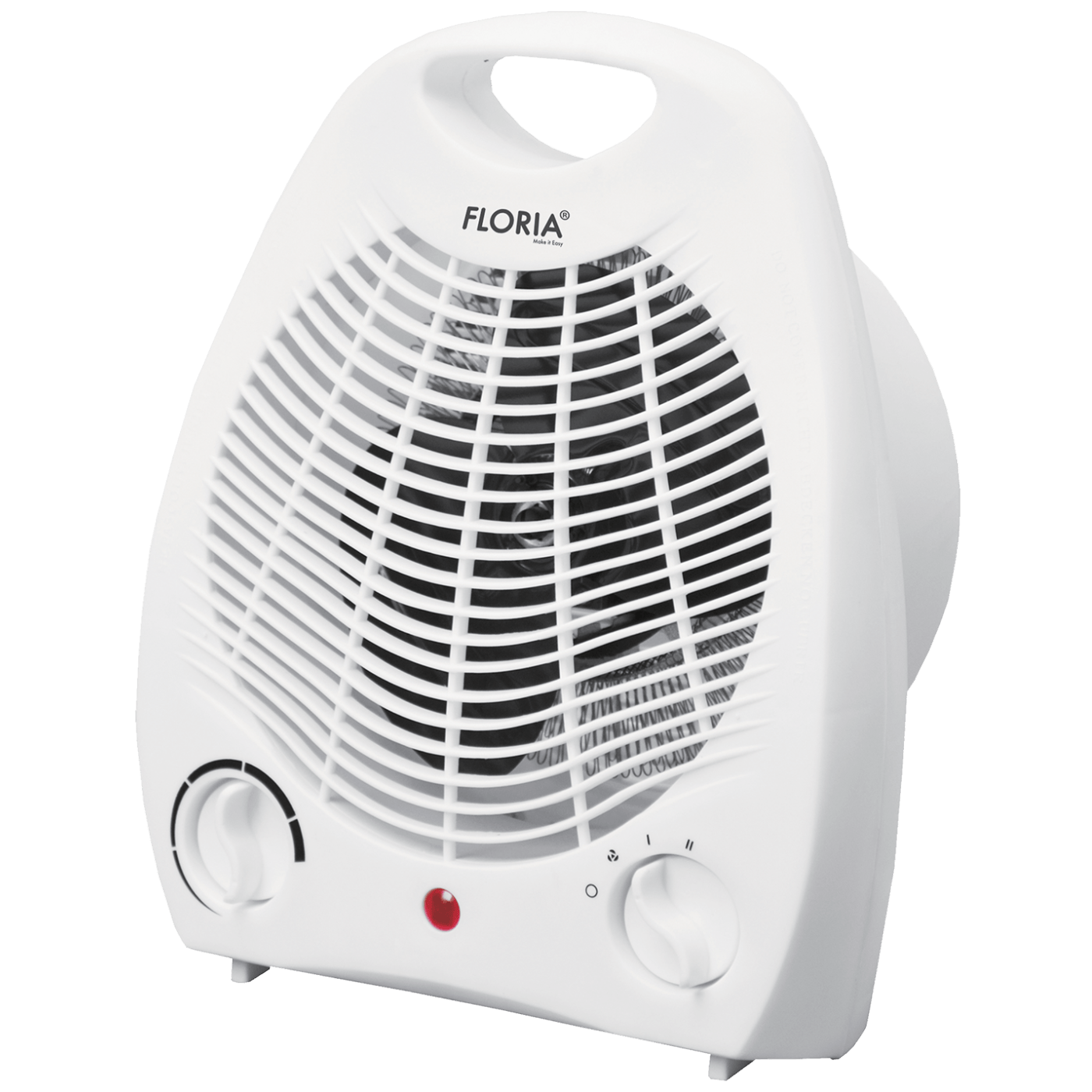 Floria grijalica sa ventilatorom, crna boja, dimenzije 220x260x110mm