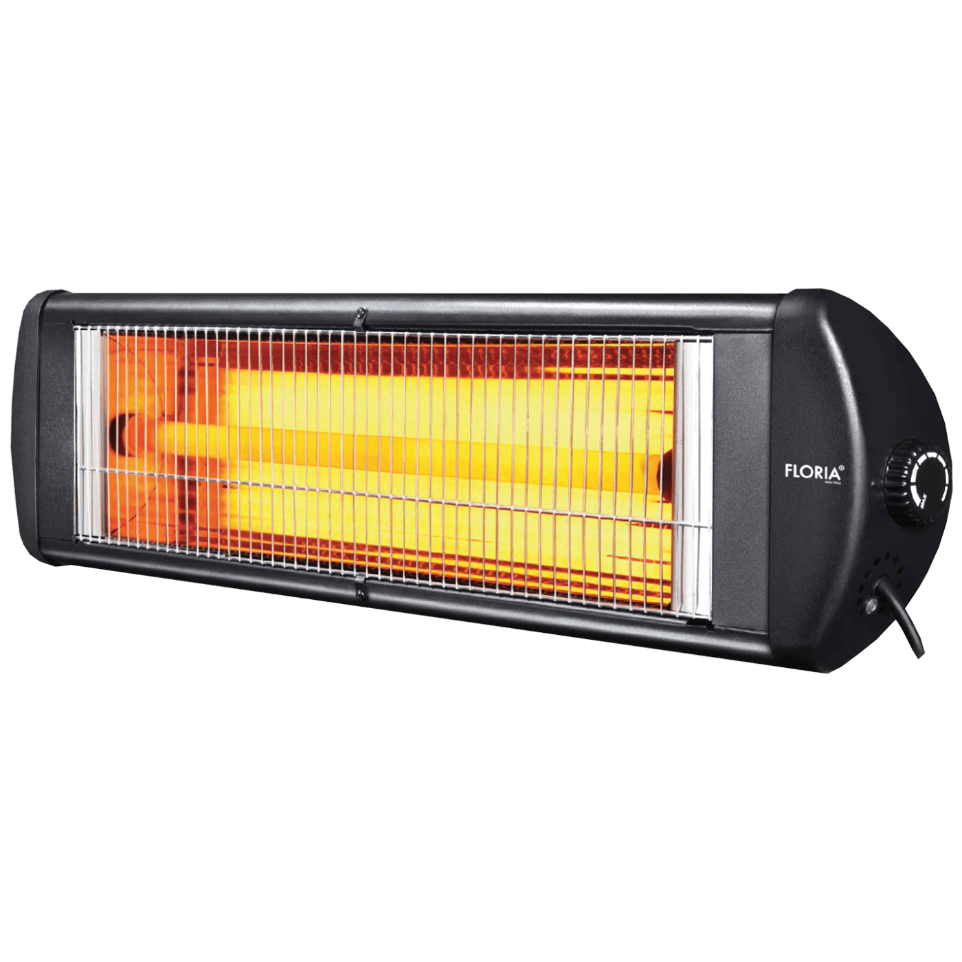 Floria halogena grijalica 2500W sa termostatom, montirana na zid