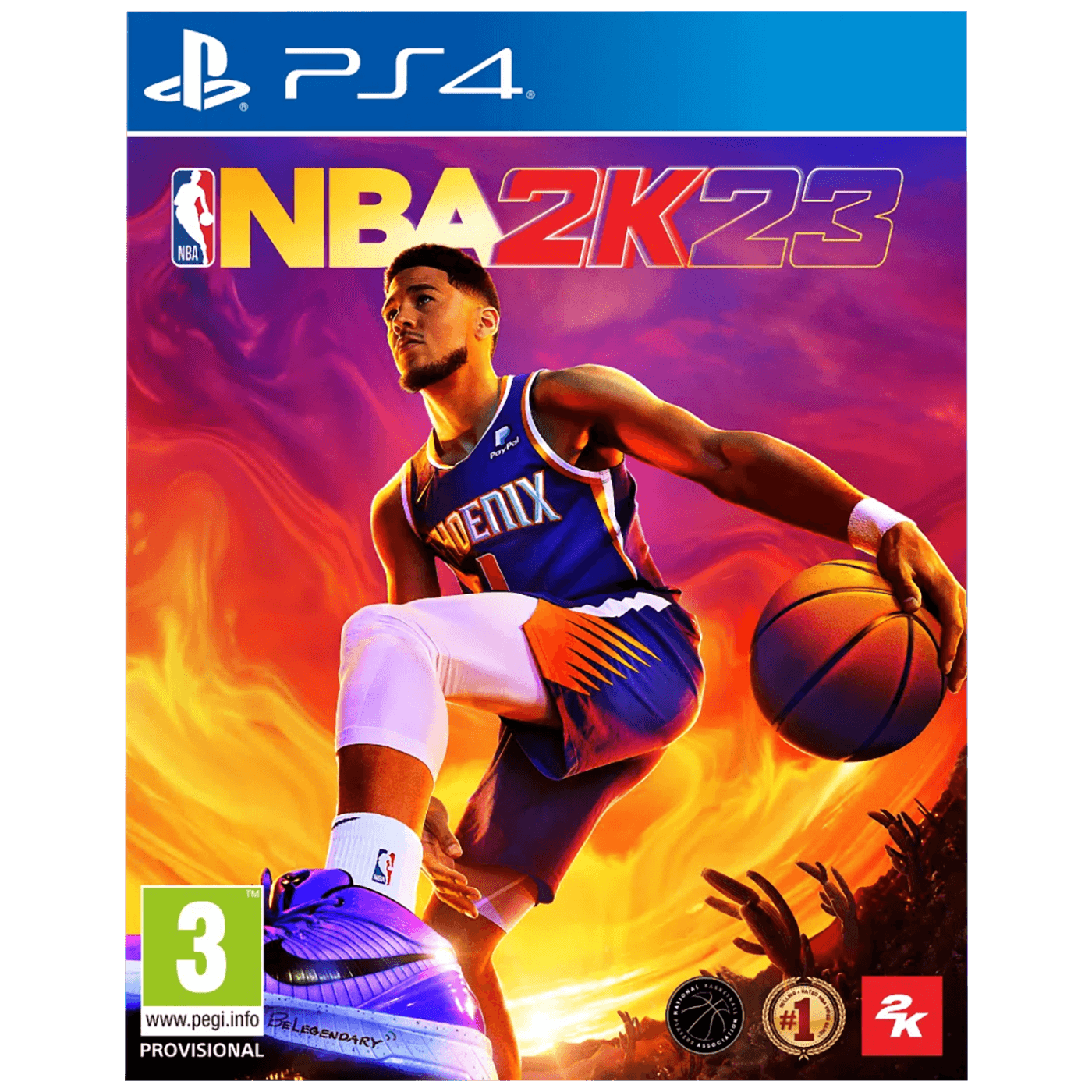 Omot igre NBA 2K23 za PlayStation 4 sa logom Take 2