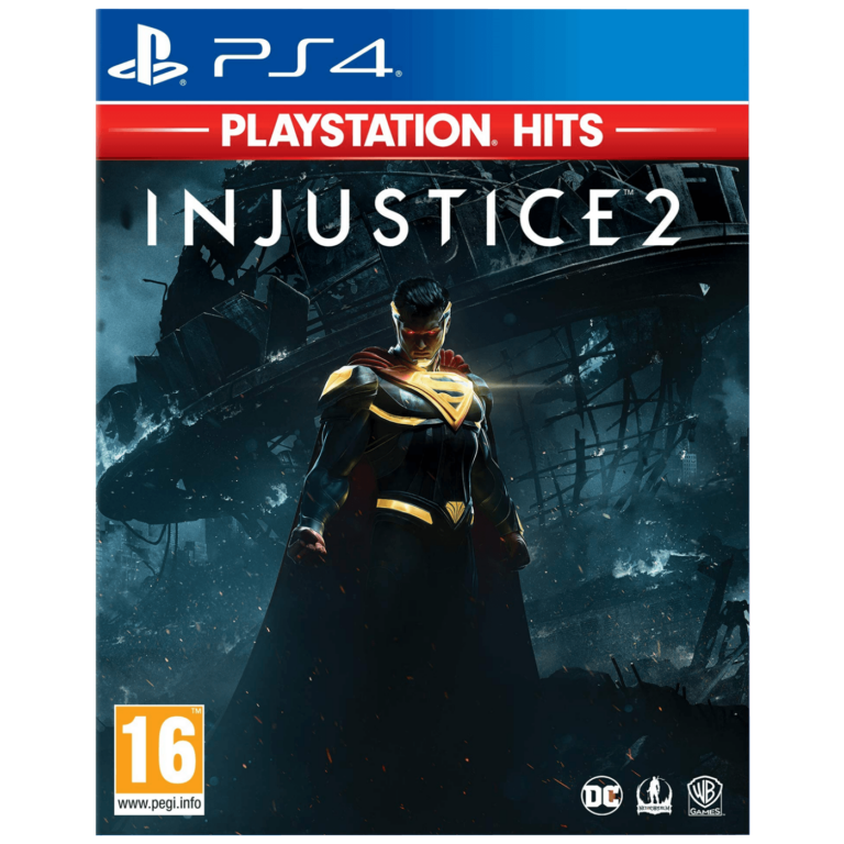 Naslovnica igre Injustice 2 - PS Hits za PlayStation 4 sa likovima DC univerzuma