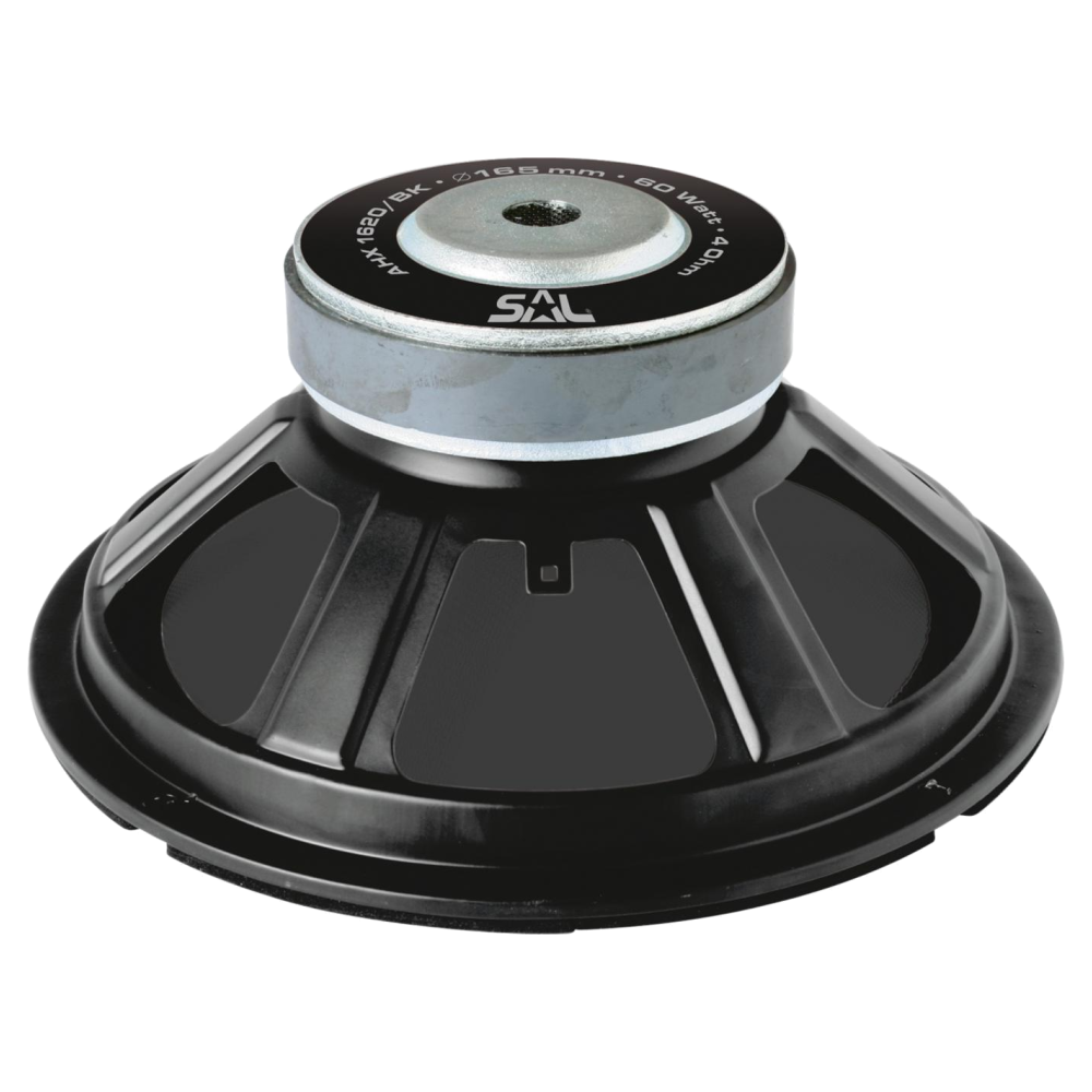SAL AHX 1620/BK crni subwoofer sa kevlar membranom i aluminijskim kalemom