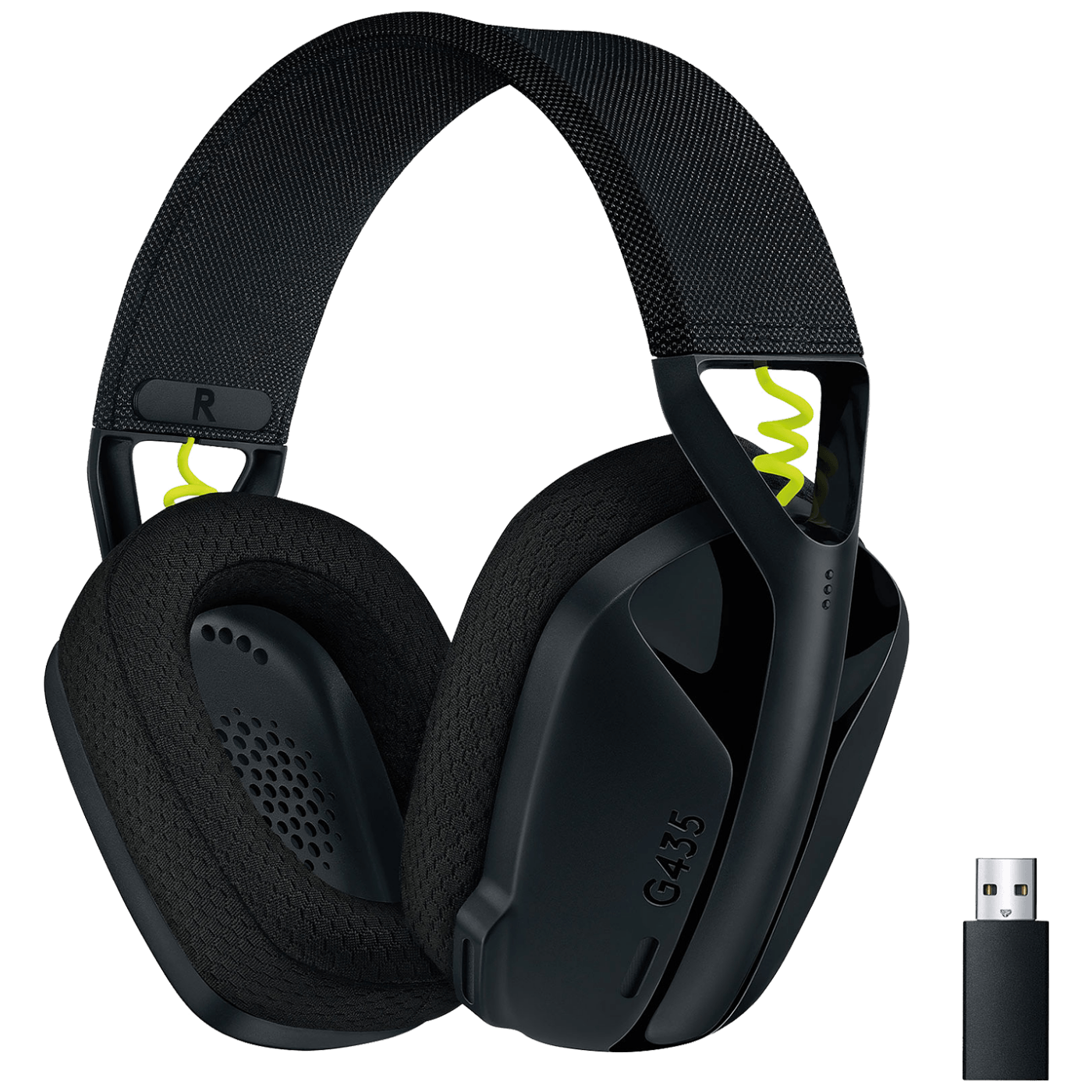Logitech G435 bežične gaming slušalice sa mikrofonom u crnoj boji
