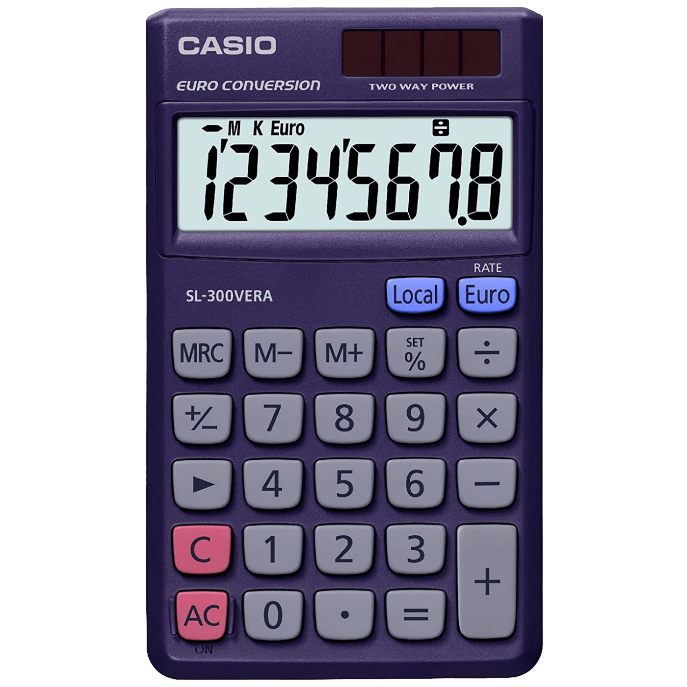 Casio SL-300VERA džepni kalkulator sa solarnim napajanjem i velikim displayom