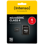 Intenso Micro SD kartica 4GB Class 4 sa SD adapterom