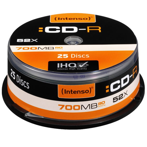 Intenso CD-R 700MB pakovanje od 25 komada u Cake Box kutiji