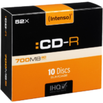 Intenso CD-R 700MB pakovanje od 10 komada u Slim Case-u