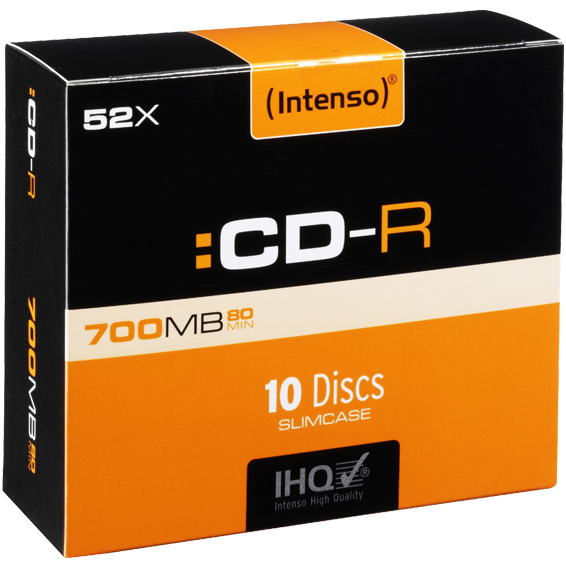 Intenso CD-R 700MB pakovanje od 10 komada u Slim Case-u