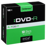 Intenso DVD-R 4.7GB pakovanje od 10 komada u Slim Case omotu
