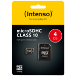 Intenso Micro SD kartica 4GB Class 10 sa adapterom