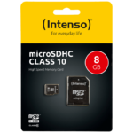 Intenso Micro SD kartica 8GB Class 10 sa adapterom