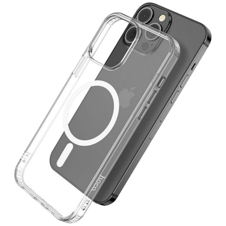 Hoco magnetna transparentna maska za iPhone 14 Pro sa zaštitom od padova