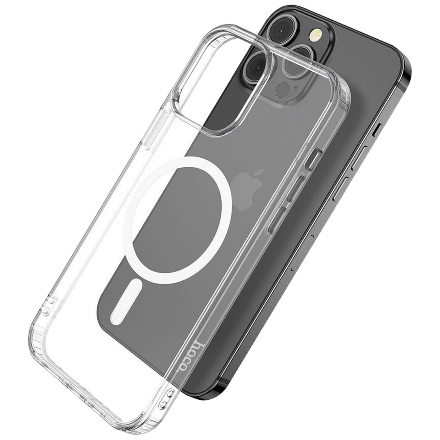 Hoco magnetna transparentna maska za iPhone 14 Pro sa zaštitom od padova