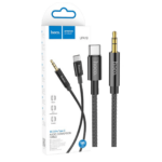 HOCO UPA19 audio kabl sa USB-C i 3.5mm konektorom u crnoj boji