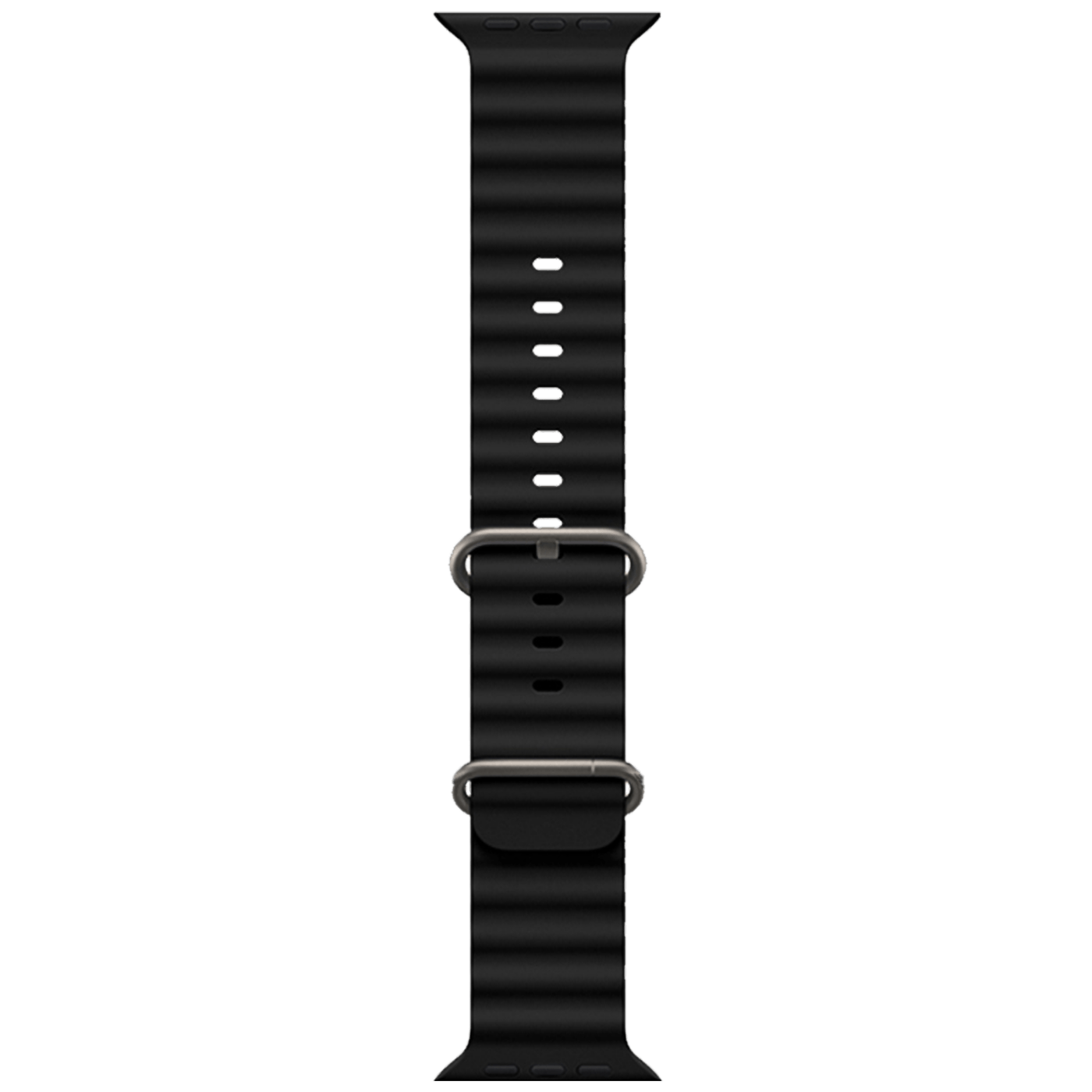 Crni silikonski remen za iWatch marke hoco., kompatibilan sa različitim modelima