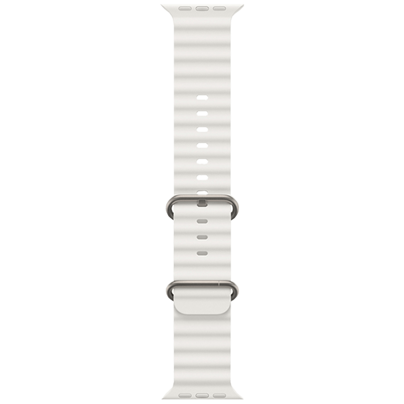 Bijeli silikonski remen za iWatch marke Hoco, kompatibilan sa različitim modelima