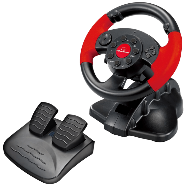 Esperanza Gaming volan EG103 za PC, PS2 i PS3 sa 13 tipki i efektom vibracije
