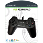 Connect XL Gamepad za PC sa 14 tipki i USB konekcijom, crne boje