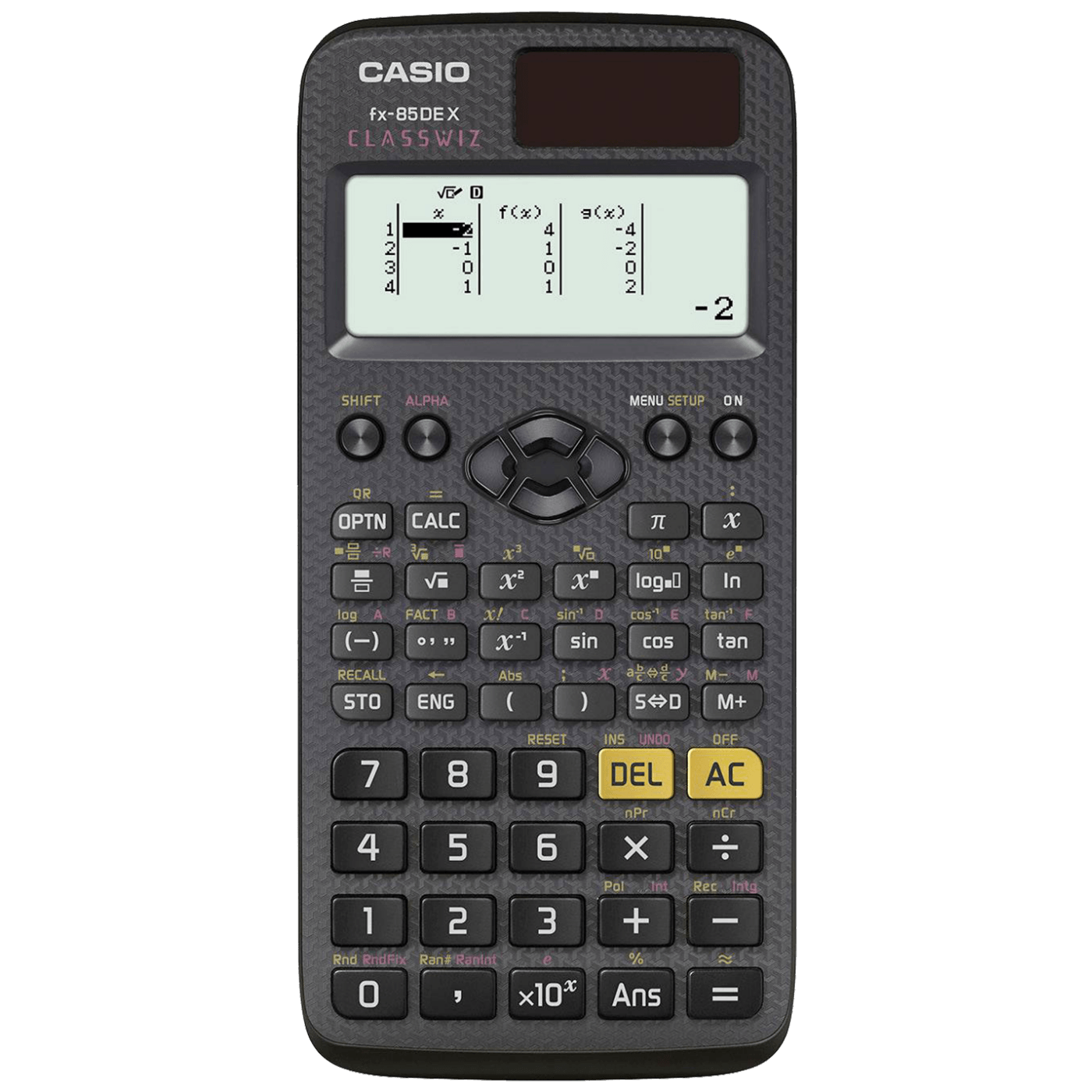 Casio FX-85DEX naučno-tehnički kalkulator sa LC ekranom i solarno-baterijskim napajanjem