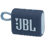 Plavi JBL GO 3 Bluetooth zvučnik sa kompaktnim dizajnom i IP67 zaštitom