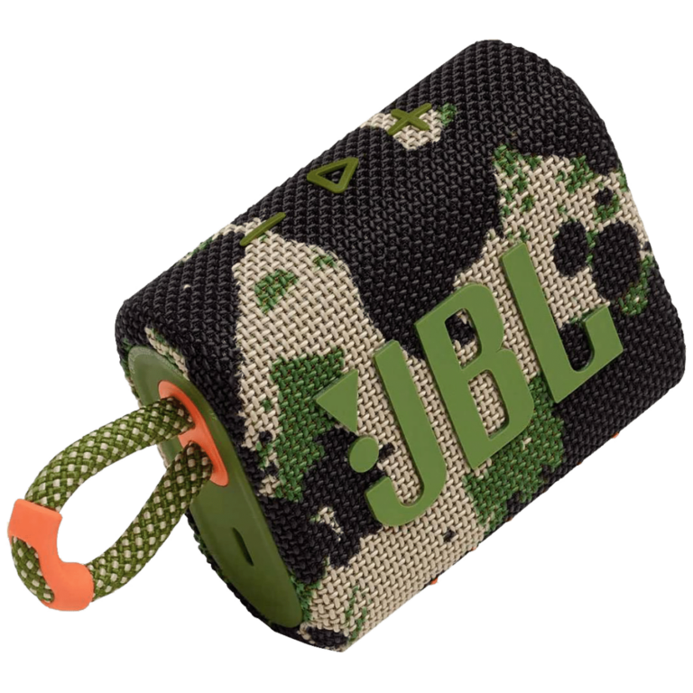JBL GO 3 bežični Bluetooth zvučnik u camouflage boji sa kompaktnim dizajnom