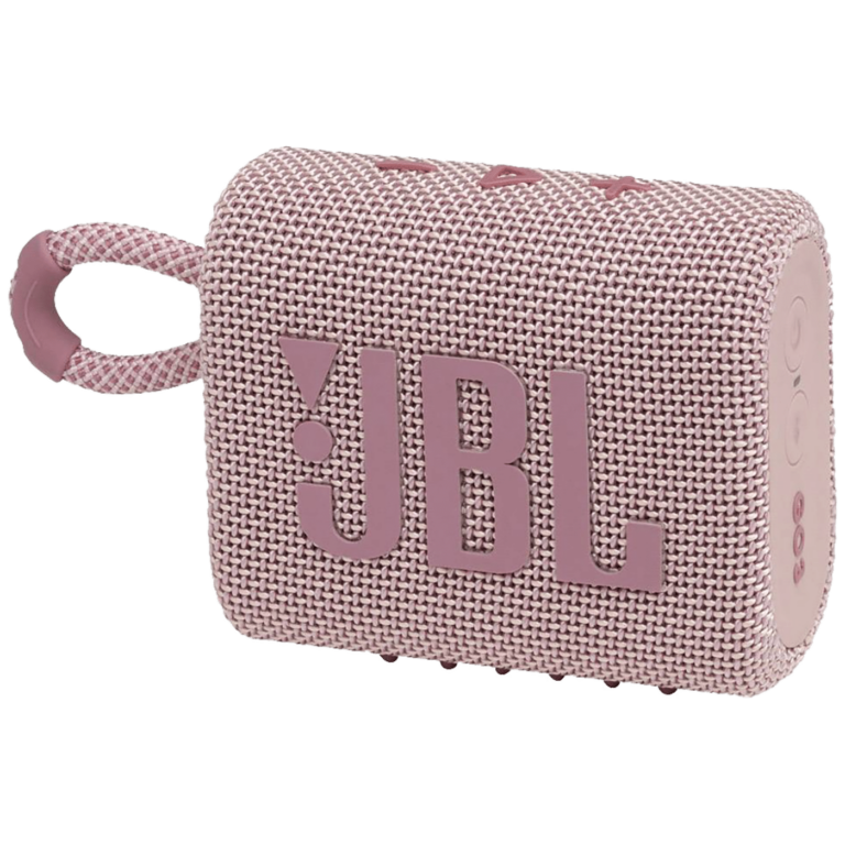 JBL GO 3 Pink bežični Bluetooth zvučnik sa kompaktnim dizajnom i rozo bojom