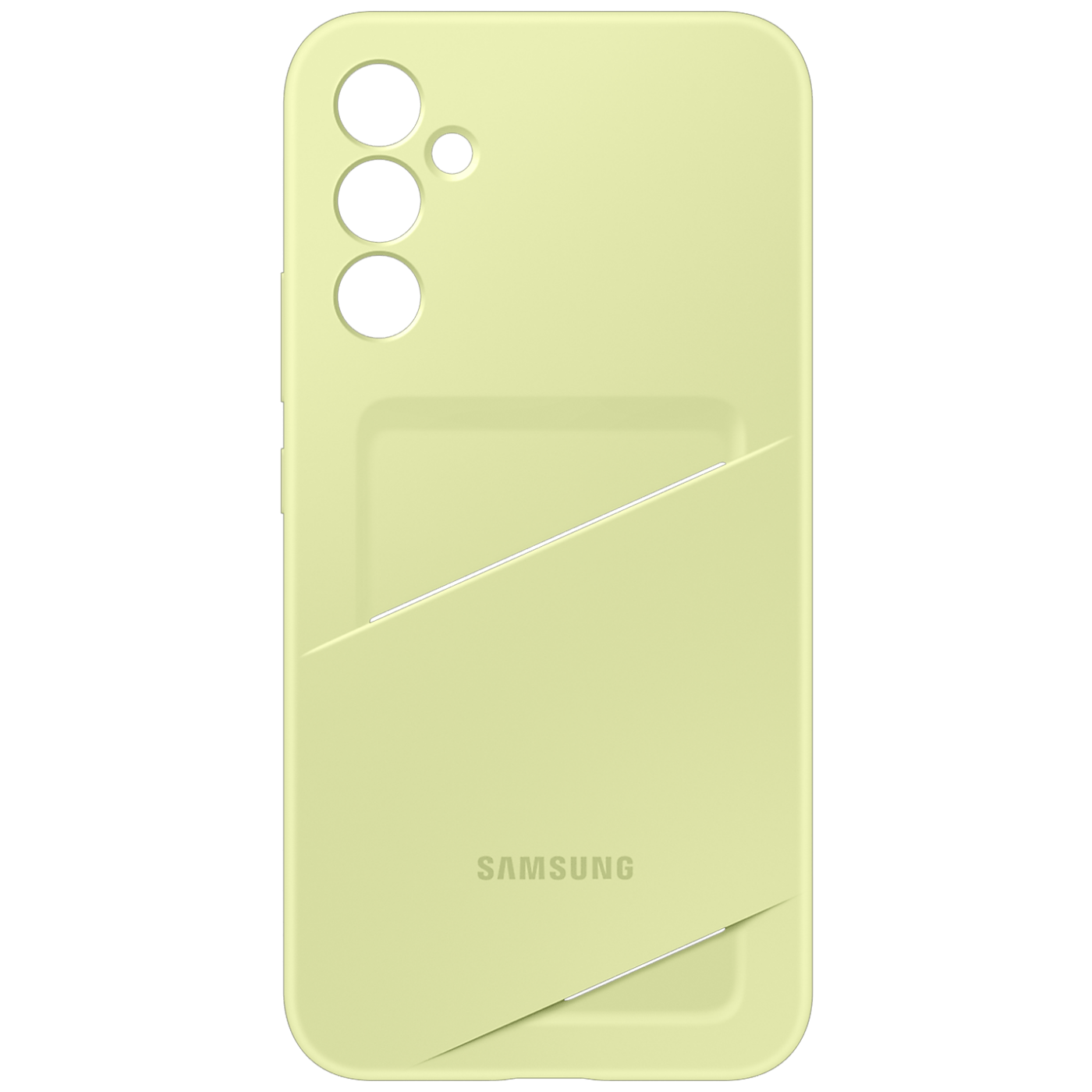Samsung maska za A34 5G u lime boji sa utorom za kartice