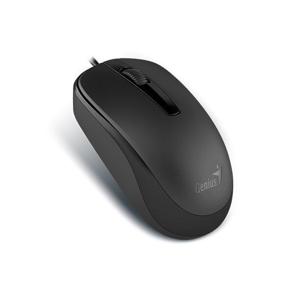 Genius DX-120 USB crni optički miš sa 3 dugmeta i 1.5m kablom