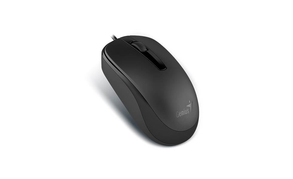 Genius DX-120 USB crni optički miš sa 3 dugmeta i 1.5m kablom