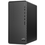HP Desktop računar sa AMD Ryzen 3 procesorom, crne boje sa prednjim USB priključcima