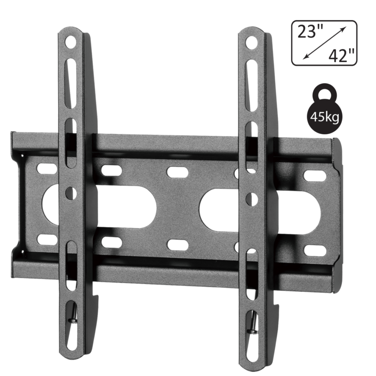 Fiksni zidni nosač za televizore LCDH 071 sa oznakama dimenzija 23"-42" i nosivošću 45 kg