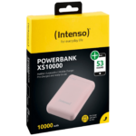 Intenso POWERBANK XS10000 Rose - ružičasti prenosni punjač sa LED displejem