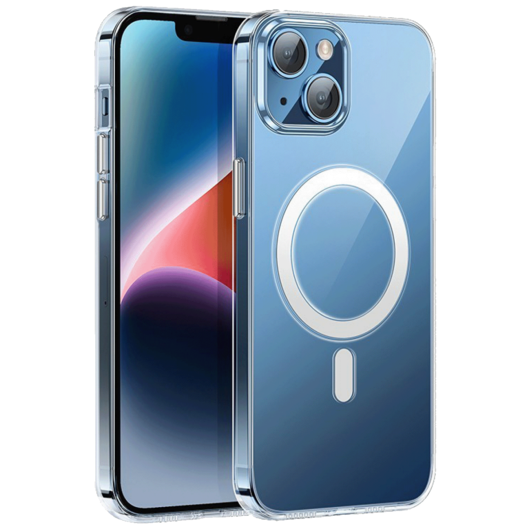 Transparentna Hoco AS4 magnetic navlaka za iPhone 15 sa integrisanim magnetima