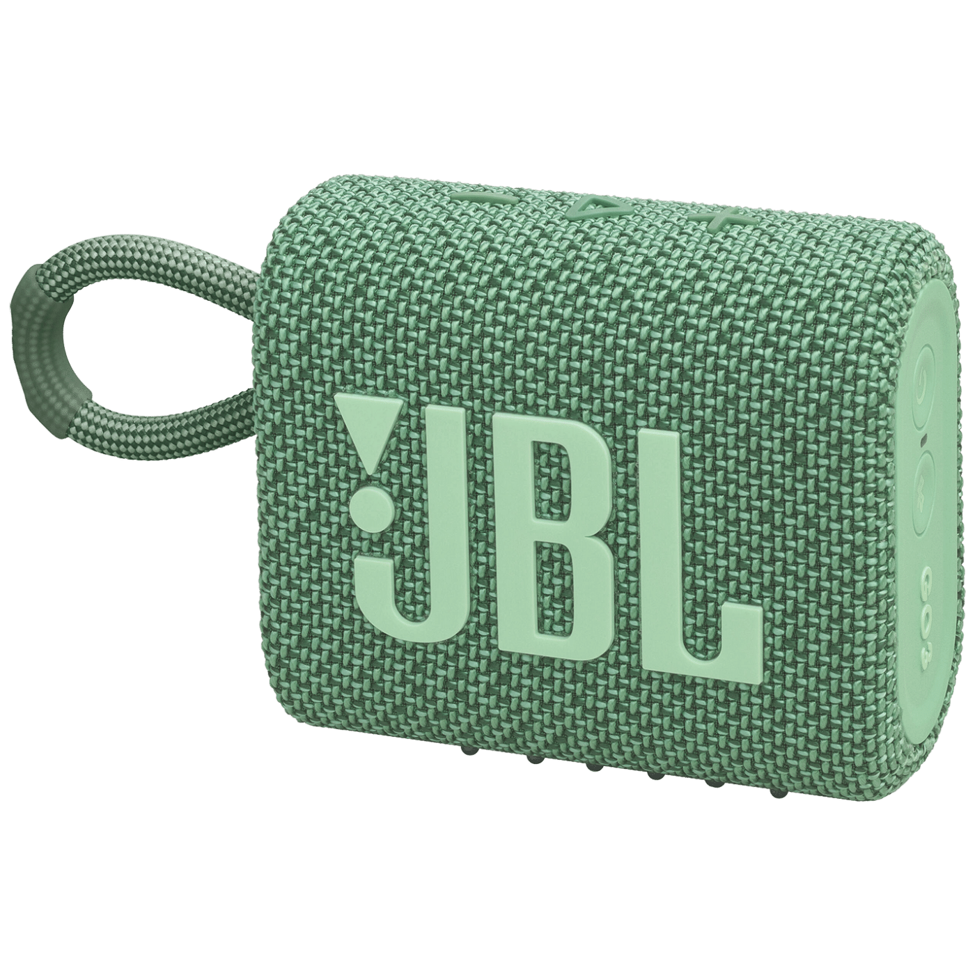 JBL GO 3 Eco bežični Bluetooth zvučnik u šumskoj zelenoj boji sa omčom