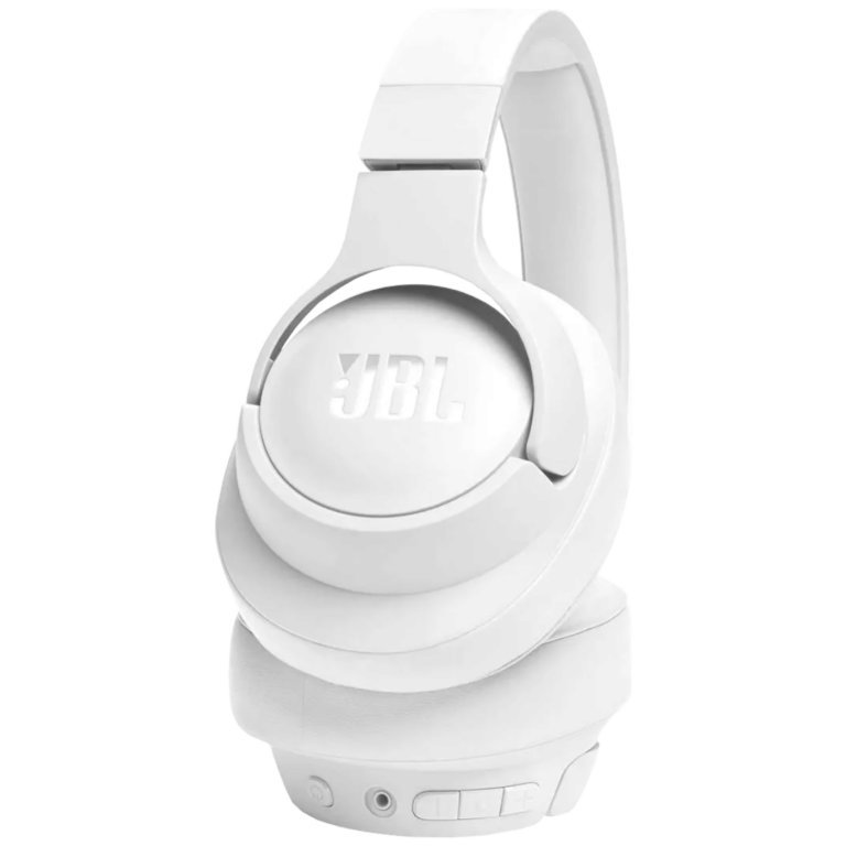 Bele JBL Tune 720BT bežične slušalice sa mikrofonom i sklopivim dizajnom