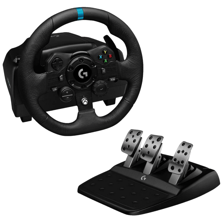 Logitech G923 gaming volan za Xbox i PC sa metalnim detaljima i kožnim šavovima