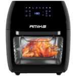 Amiko A80 friteza na vrući zrak sa grilom, digitalnim zaslonom i višenamjenskim dodacima