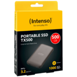 Intenso Eksterni SSD TX500 500GB sa USB-C kablom i gumiranim kućištem