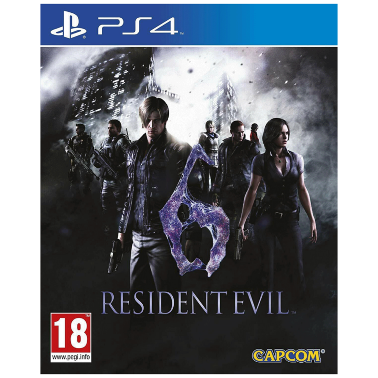 Omot igre Resident Evil 6 za PlayStation 4 sa glavnim likovima