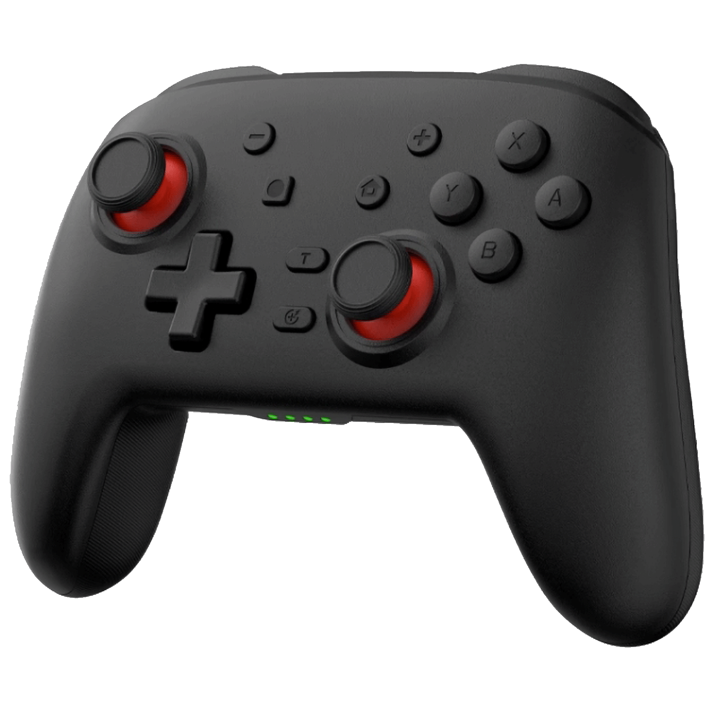 Crni bežični Nintendo Switch kontroler sa Bluetooth vezom i teksturiranim dugmadima